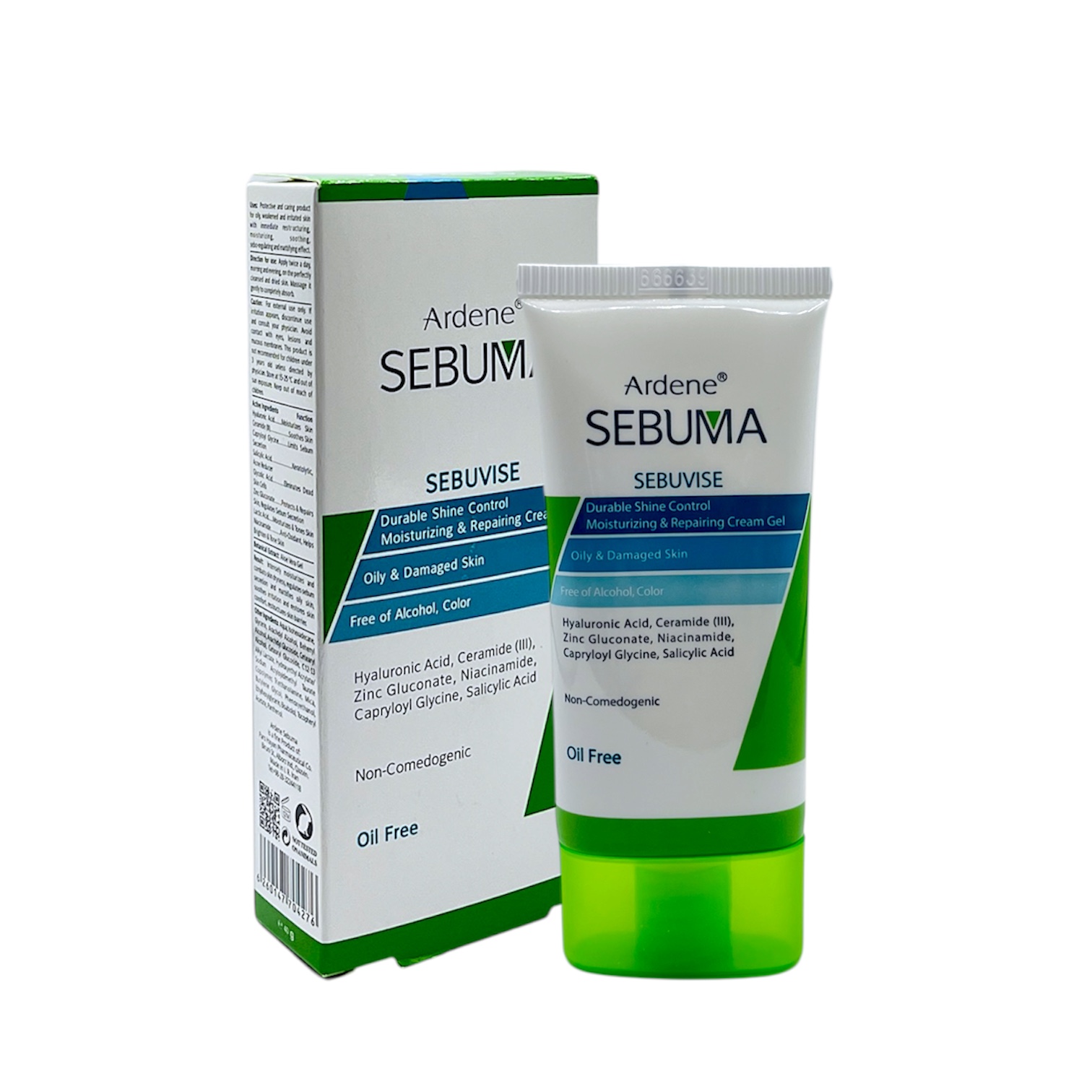 کرم ژل مرطوب کننده و بازسازی کننده سبوما مناسب پوست چرب 40ml