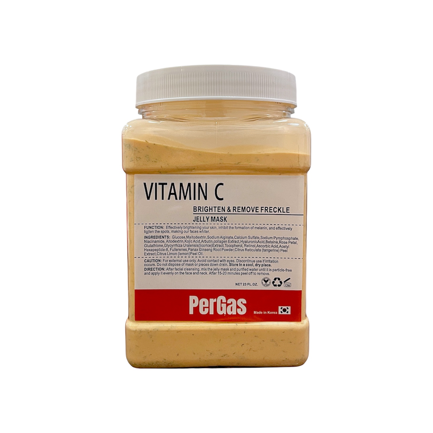 ماسک هیدروژلی روشن کننده ویتامین c پرگاس 700g